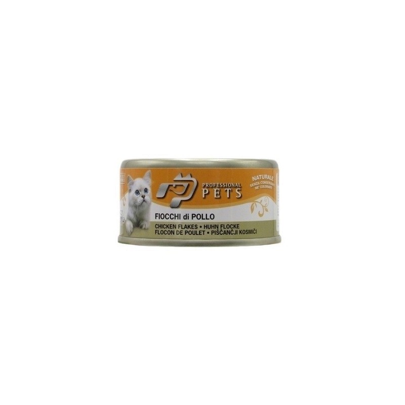 PROFESSIONAL PETS UMIDO GATTO FIOCCHI DI POLLO 70 GR