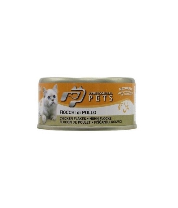 PROFESSIONAL PETS UMIDO GATTO FIOCCHI DI POLLO 70 GR