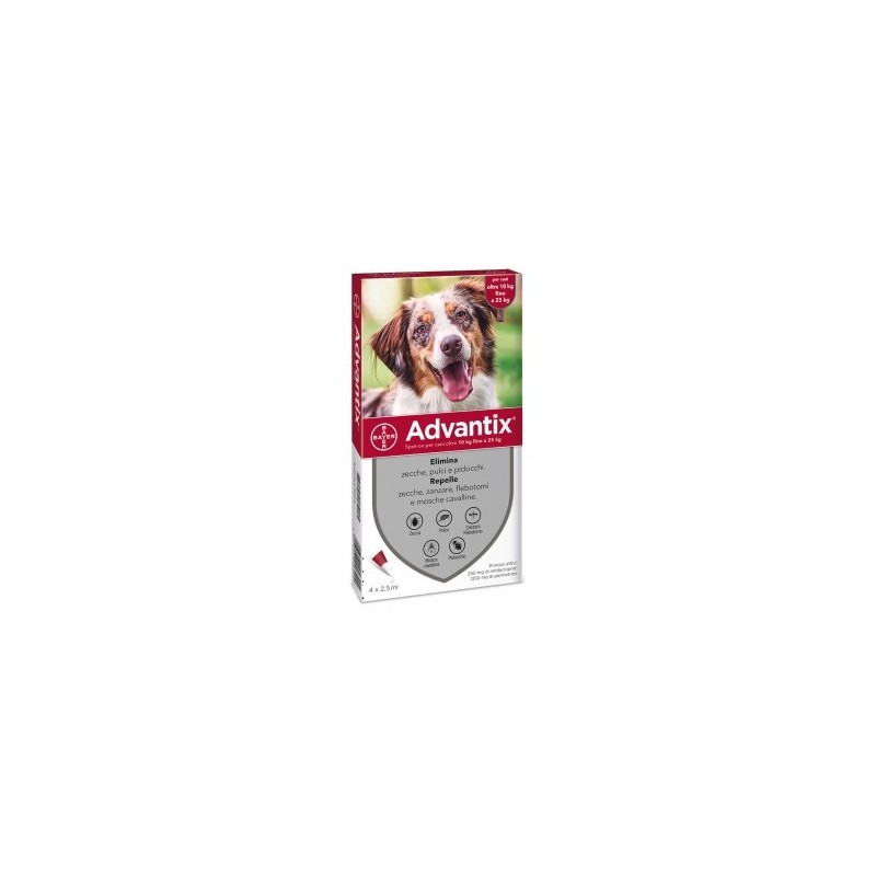 ADVANTIX SPOT-ON CANI  DA 10 Kg A 25 Kg