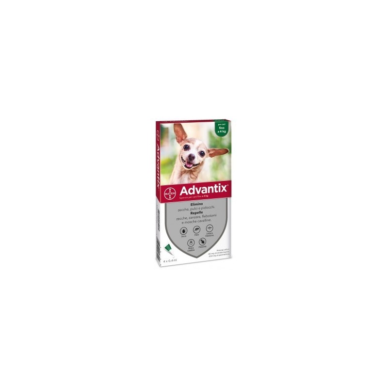 ADVANTIX SPOT-ON CANI FINO A 4 kg