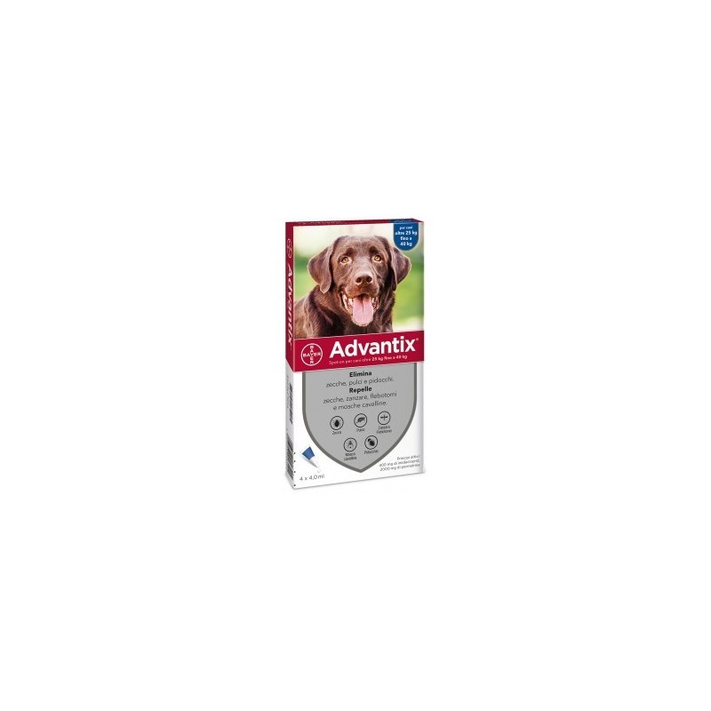 ADVANTIX SPOT-ON CANI OLTRE  25 KG  FINO A 40KG