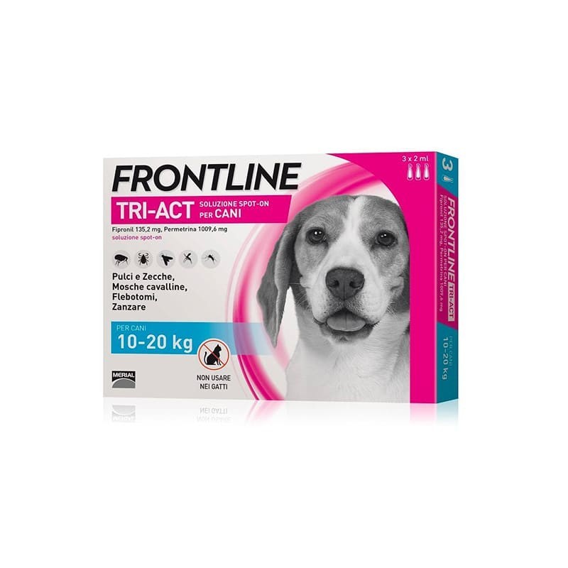 FRONTLINE TRI-ACT SPOT-ON 10-20kg    3 x 2ml