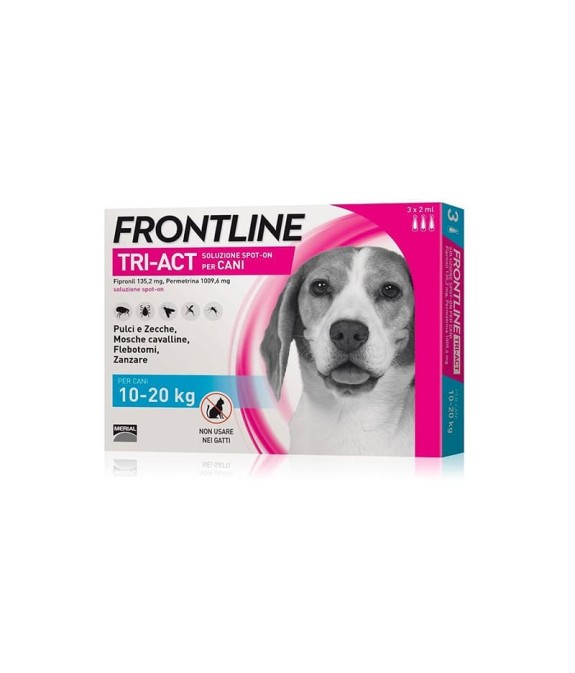 FRONTLINE TRI-ACT SPOT-ON 10-20kg    3 x 2ml