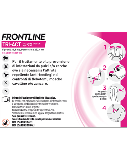 FRONTLINE TRI-ACT SPOT-ON 10-20kg    3 x 2ml