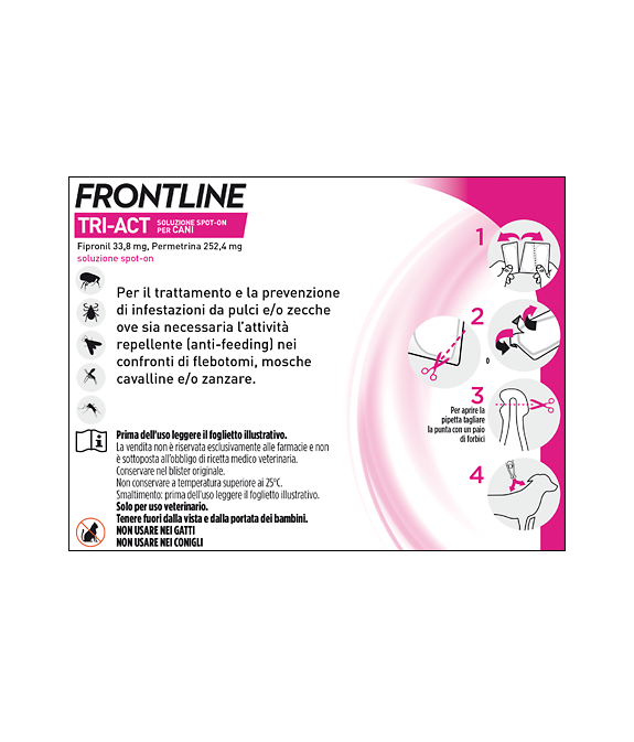 FRONTLINE TRI-ACT SPOT-ON 10-20kg    3 x 2ml