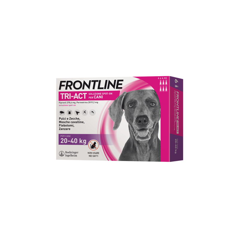 FRONTLINE TRI-ACT SPOT-ON 20-40kg    3 x 4ml