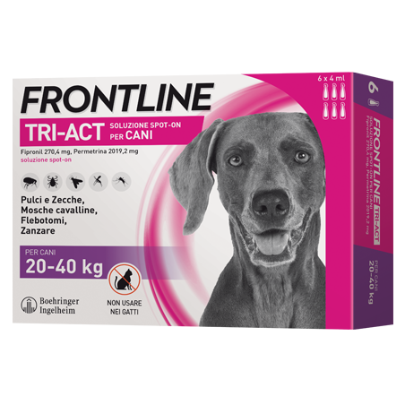 FRONTLINE TRI-ACT SPOT-ON 20-40kg    3 x 4ml