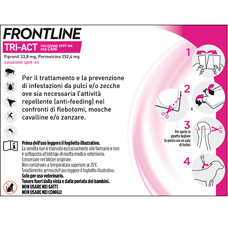 FRONTLINE TRI-ACT SPOT-ON 20-40kg    3 x 4ml