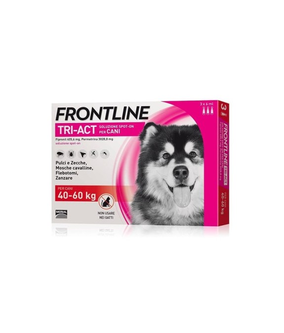 FRONTLINE TRI-ACT SPOT-ON 40-60kg    3 x 6ml