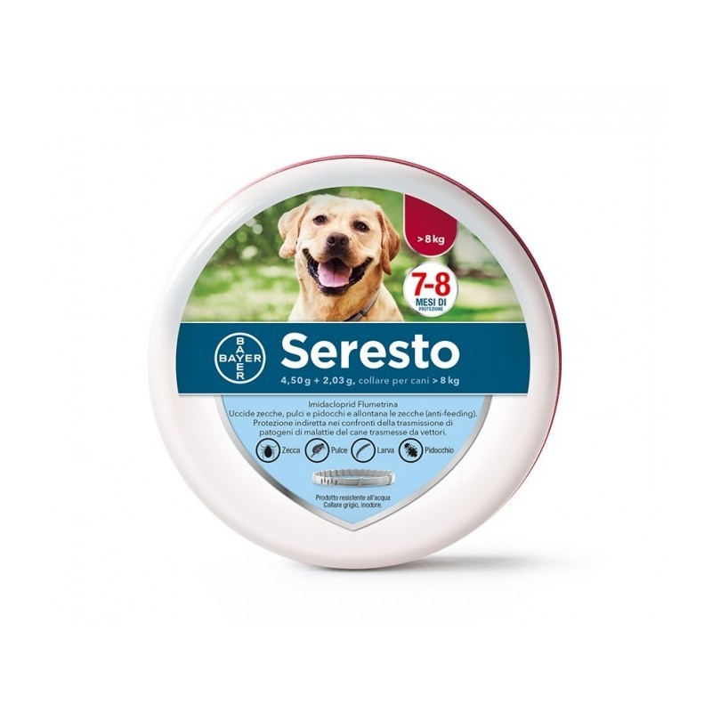 SERESTO COLLARE PER CANI SOPRA GLI 8KG