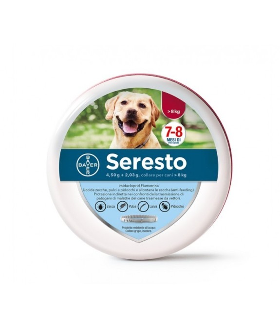 SERESTO COLLARE PER CANI SOPRA GLI 8KG