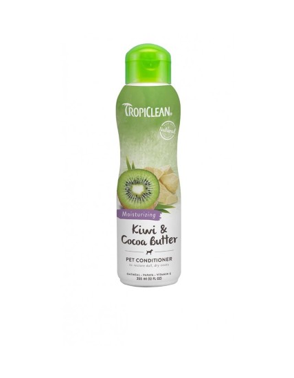 TROPICLEAN  KIWI E COCOA BUTTER SHAMPOO PER CANI 355 ml