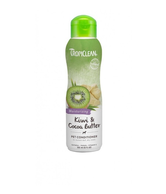 TROPICLEAN  KIWI E COCOA BUTTER SHAMPOO PER CANI 355 ml