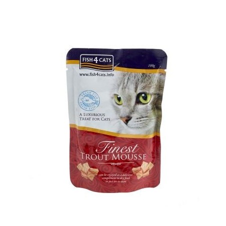 FISH4CATS MOUSSE TROTA GATTO 100G