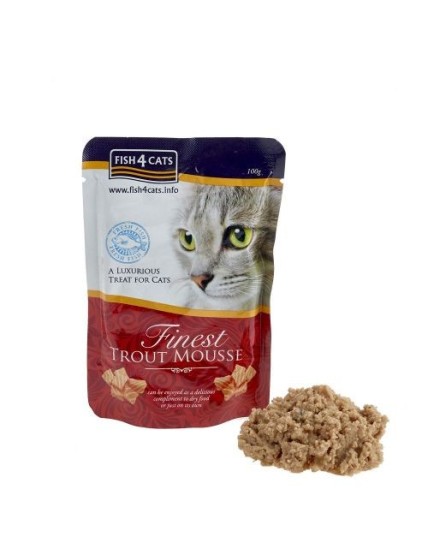 FISH4CATS MOUSSE TROTA GATTO 100G