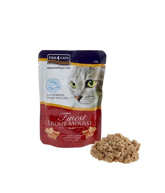 FISH4CATS MOUSSE TROTA GATTO 100G