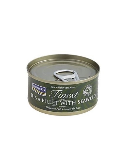 FISH4CATS UMIDO GATTO TONNO E ALGHE TUNA WITH SEAWEED 70 GR