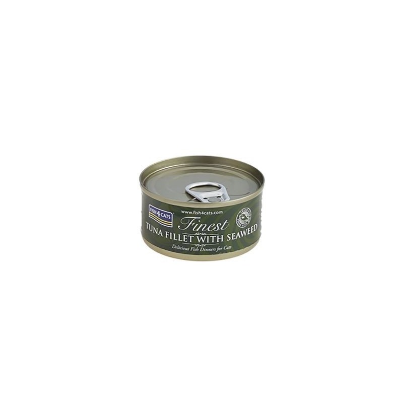 FISH4CATS UMIDO GATTO TONNO E ALGHE TUNA WITH SEAWEED 70 GR