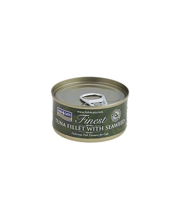 FISH4CATS UMIDO GATTO TONNO E ALGHE TUNA WITH SEAWEED 70 GR