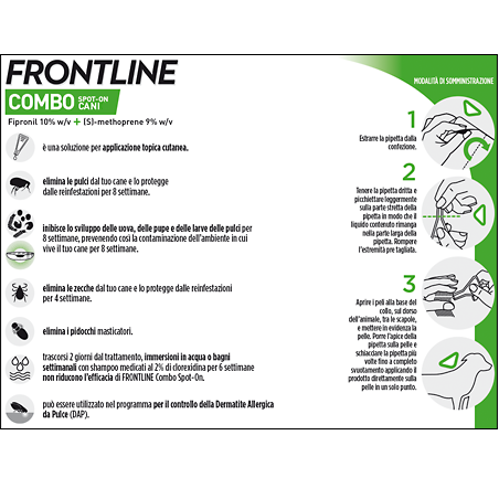 FRONTLINE COMBO SPOT ON  CANI  (peso superiore a 40 kg)