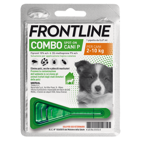 Antiparassitario pipette per cani cuccioli da 2 a 10 kg