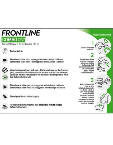 FRONTLINE COMBO SPOT-ON GATTINI E FURETTI 0,5ml