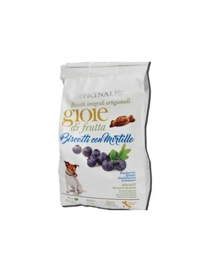 GIOIE DI FRUTTA BISCOTTI DALLA GRANA NATURALI PER CANI CON MIRTILLO 400 gr