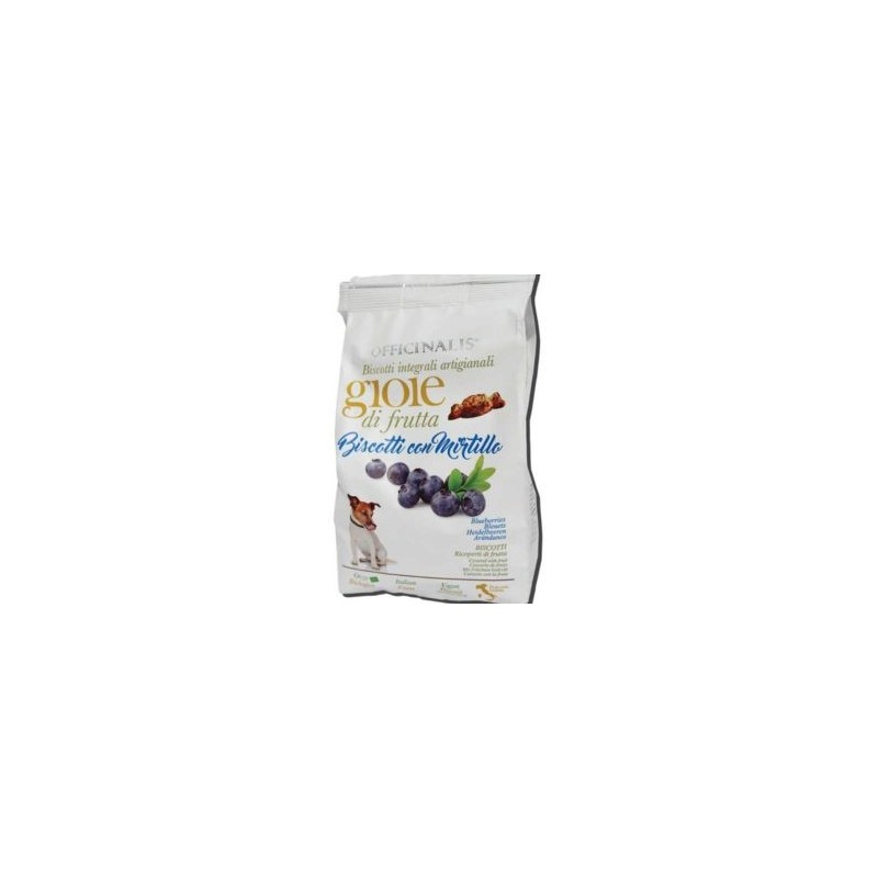 GIOIE DI FRUTTA BISCOTTI DALLA GRANA NATURALI PER CANI CON MIRTILLO 400 gr