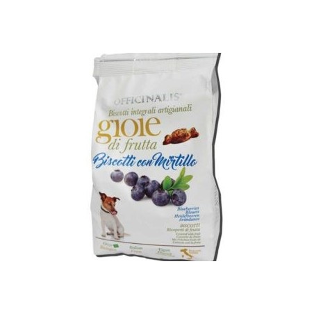 GIOIE DI FRUTTA BISCOTTI DALLA GRANA NATURALI PER CANI CON MIRTILLO 400 gr