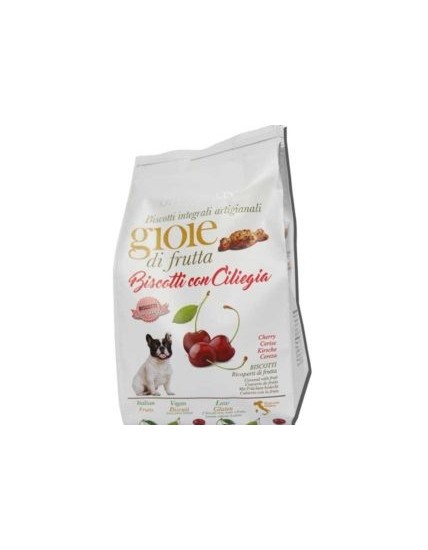 BISCOTTI DALLA GRANA NATURALI PER CANI CON CILIEGIA 400 gr LOW GLUTEN