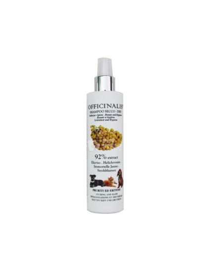 OFFICINALIS SHAMPOO SECCO ALL'ELICRISO  PER CANI E GATTI 250 ML