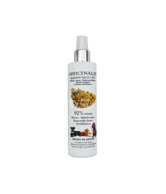 OFFICINALIS SHAMPOO SECCO ALL'ELICRISO  PER CANI E GATTI 250 ML