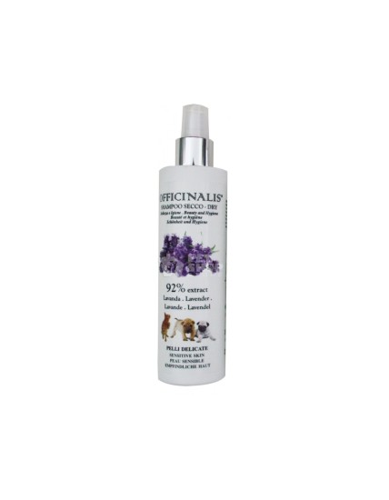 OFFICINALIS SHAMPOO SECCO ALLA LAVANDA PER CANI E GATTI 250 ML