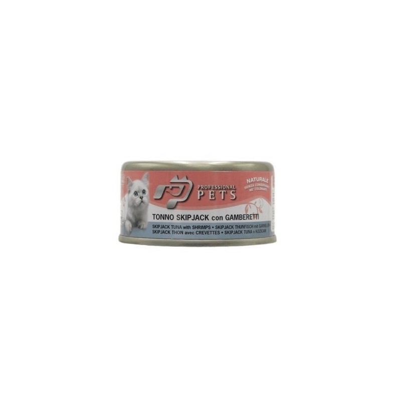 PROFESSIONAL PETS  GATTO TONNO E GAMBERETTI 70 GR