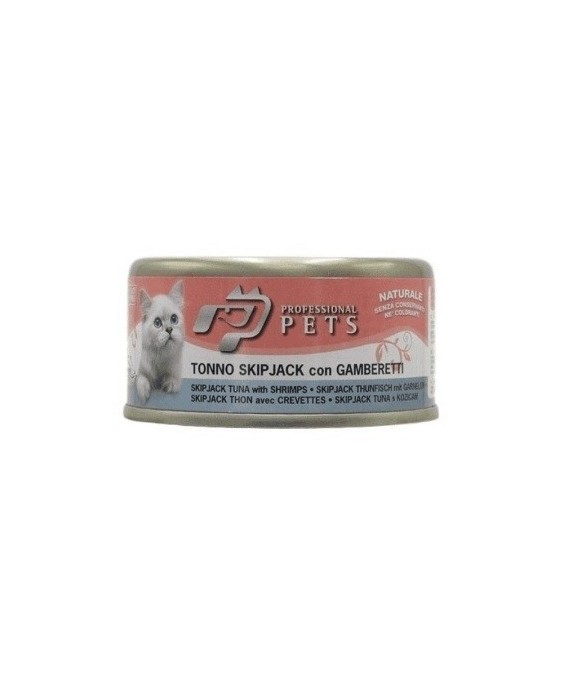 PROFESSIONAL PETS GATTO TONNO E GAMBERETTI 70 GR