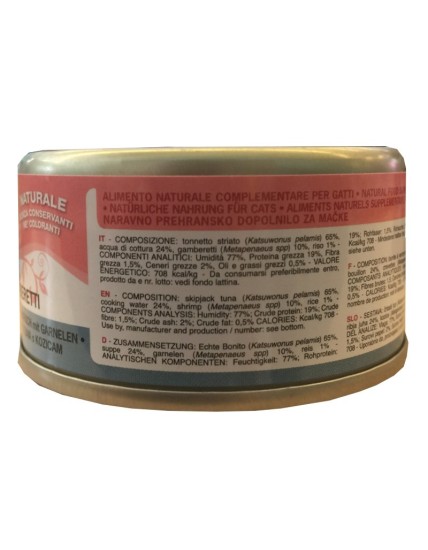 PROFESSIONAL PETS  GATTO TONNO E GAMBERETTI 70 GR