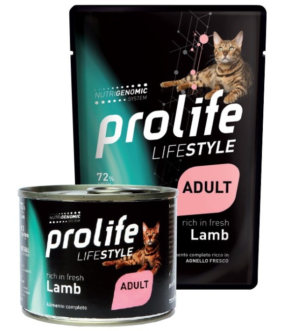 PROLIFE GATTO AGNELLO E RISO UMIDO 85g