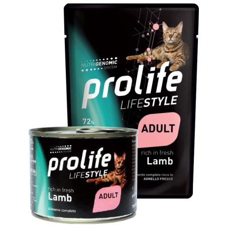 PROLIFE GATTO AGNELLO E RISO UMIDO 85g