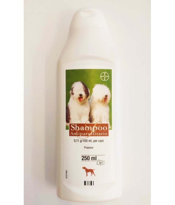 SHAMPOO ANTIPARASSITARIO PER CANI