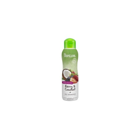 TROPICLEAN BERRY E COCONUT DEEP CLEANING SHAMPOO PER CANI COCCO E MIRTILLO 355 ml