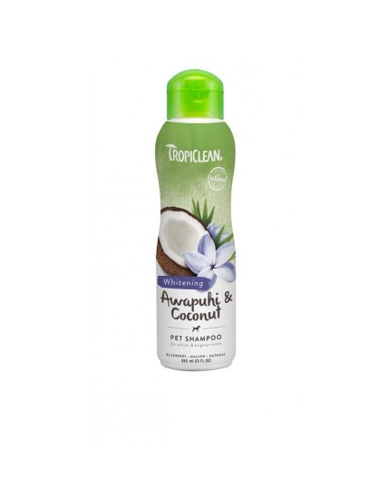 TROPICLEAN WHITENING SHAMPOO PER CANI AWAPUHI E COCONUT 355 ml