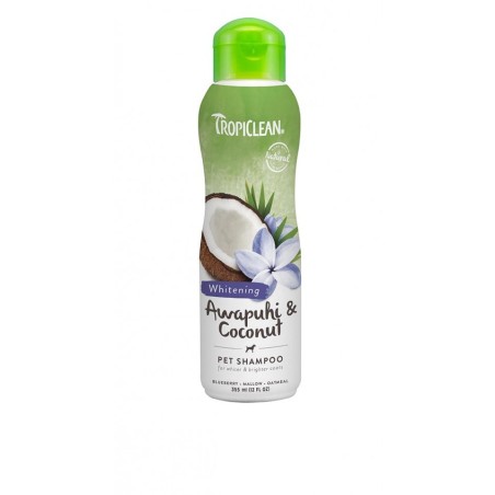 TROPICLEAN WHITENING SHAMPOO PER CANI AWAPUHI E COCONUT 355 ml