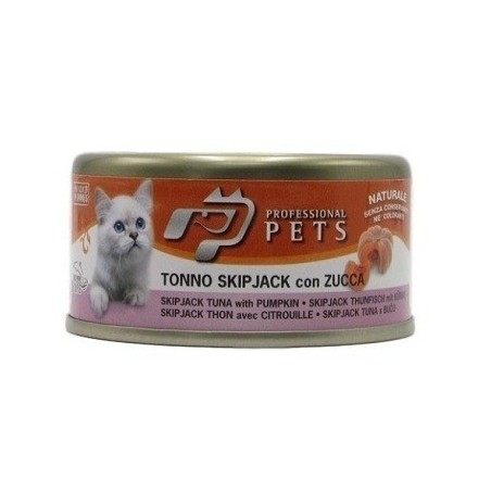 PROFESSIONAL PETS  GATTO TONNO SKIPJACK CON ZUCCA 70 GR.