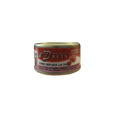 PROFESSIONAL PETS  GATTO TONNO SKIPJACK CON ZUCCA 70 GR.