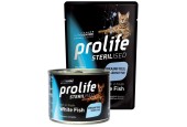 PROLIFE GATTO STERILISED ADULT PESCE BIANCO E PATATE 85GR UMIDO