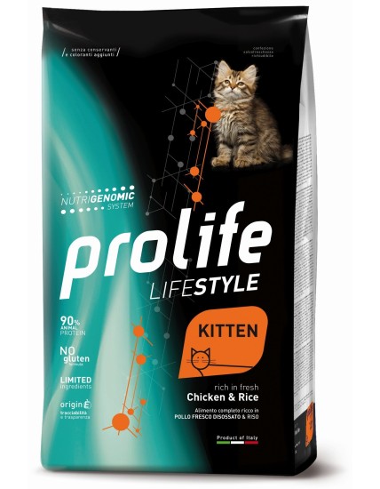 PROLIFE LIFE STYLE KITTEN 1,5KG POLLO E RISO