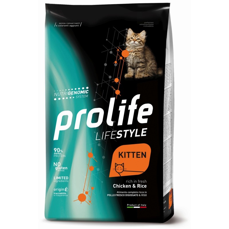 PROLIFE LIFE STYLE KITTEN 1,5KG POLLO E RISO