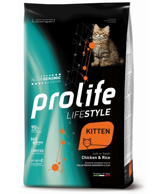 PROLIFE LIFE STYLE KITTEN 1,5KG POLLO E RISO