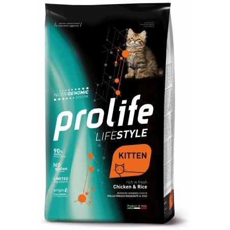 PROLIFE LIFE STYLE KITTEN 1,5KG POLLO E RISO