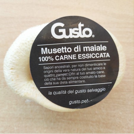 GUSTO- MUSETTO DI MAIALE 100% CARNE ESSICCATA DI SUINO